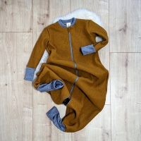 Woll-Schlafsack mit Füßen und Ärmeln aus Premium-Merinowalk